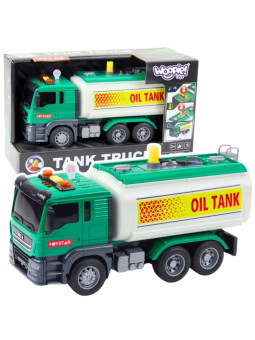 WOOPIE Ciężarówka Cysterna Na Wodę Dźwięk Światła 1:14