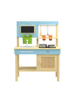 CLASSIC WORLD Drewniana Kuchnia Ogrodowa Błotna XXL z Akcesoriami