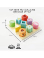 Drewniane klocki sorter zabawka sensoryczna, edukacyjna, dzieci Le Toy Van