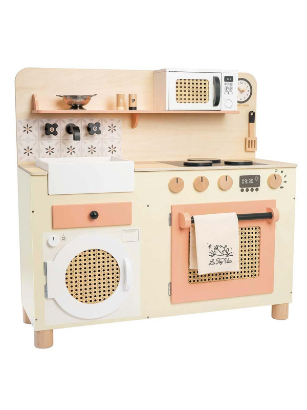 Duża drewniana kuchnia dla dzieci, zabawkowa kuchenka, gotowanie Le Toy Van