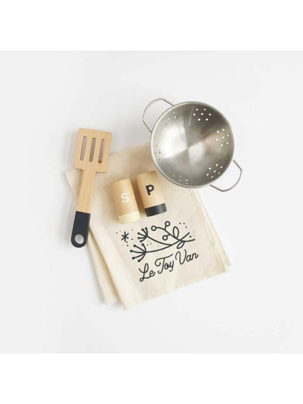 Duża drewniana kuchnia dla dzieci, zabawkowa kuchenka, gotowanie Le Toy Van