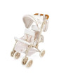 Bliźniaczy wózek regulowany dla lalek do 52cm Verona DeCuevas Toys 90378