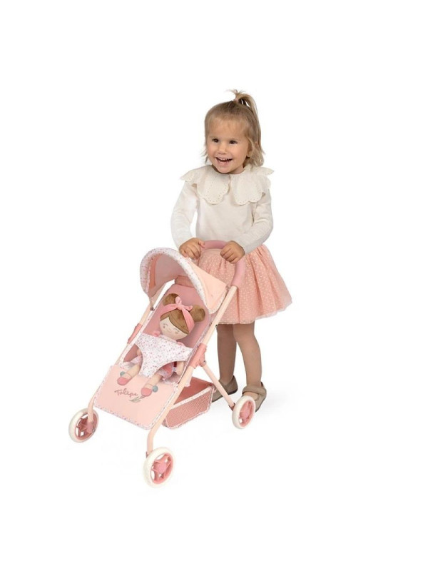 Spacerówka Tulipe dla lalek do 48cm DeCuevas Toys 90574