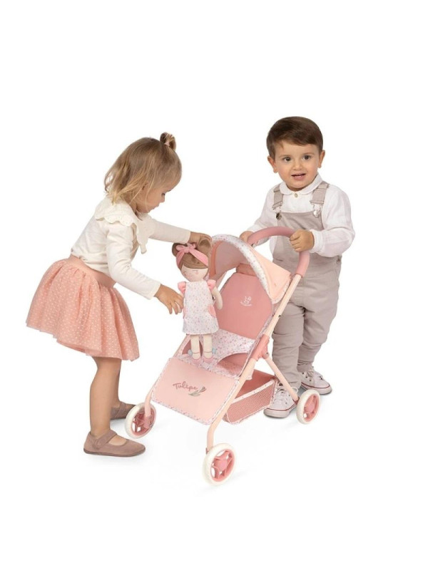 Spacerówka Tulipe dla lalek do 48cm DeCuevas Toys 90574