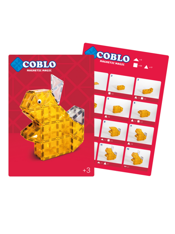 COBLO, karty pracy - 32 edu zadania do budowania 2D i 3D