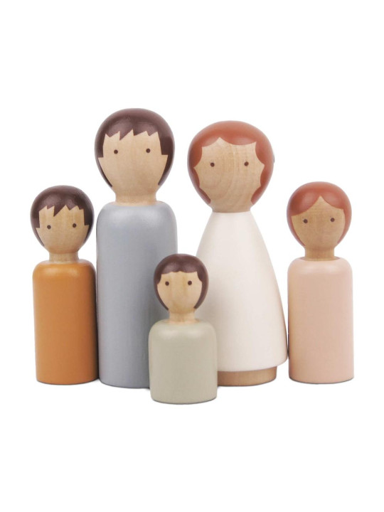 Rodzina lalek figurki, zabawka dla dzieci, laleczki do domków, Le Toy Van