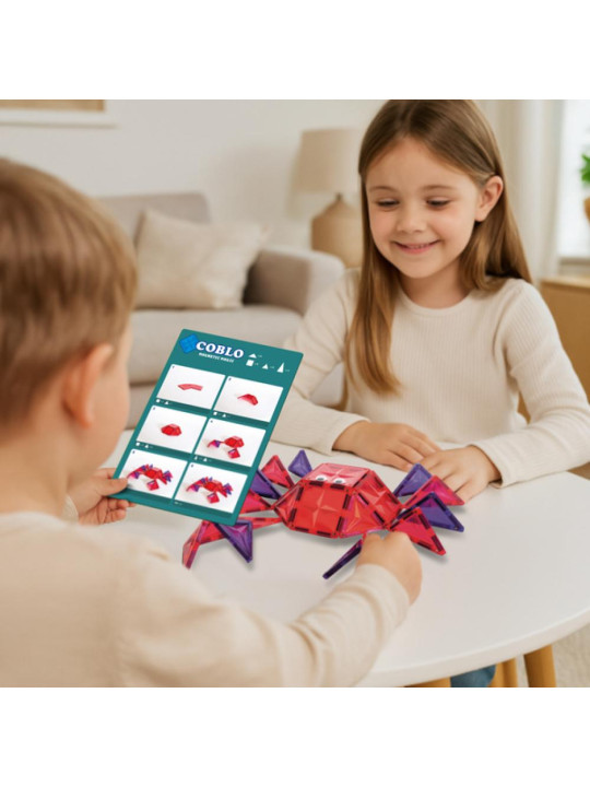 COBLO, karty pracy - 32 edu zadania do budowania 2D i 3D