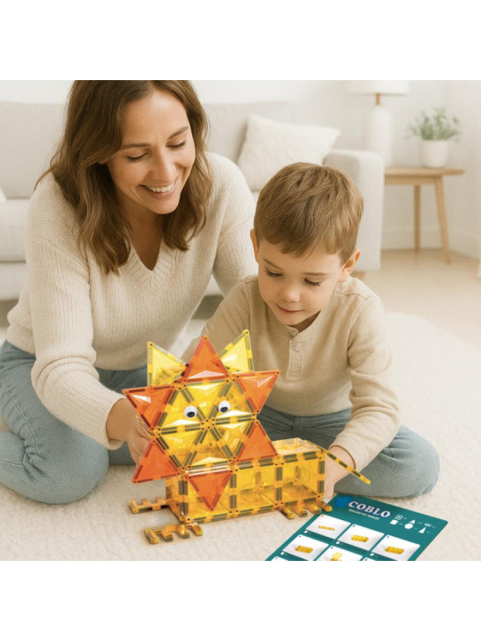 COBLO, karty pracy - 32 edu zadania do budowania 2D i 3D