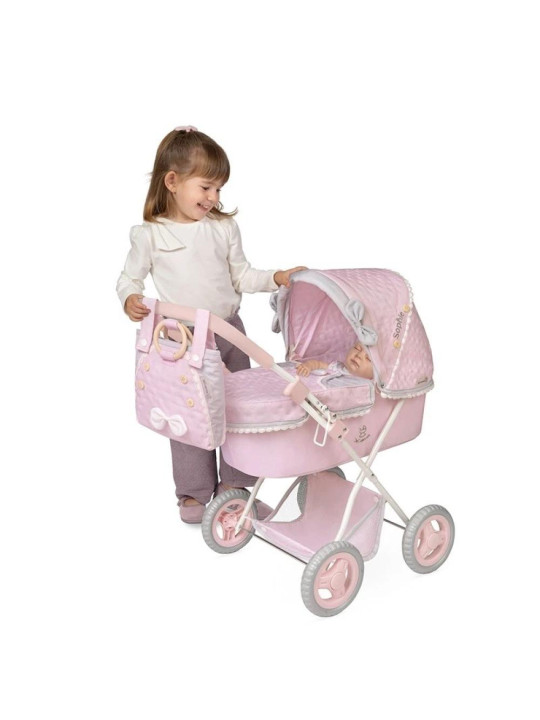 Składany wózek dla lalek Sopie z parasolką DeCuevas Toys 85075