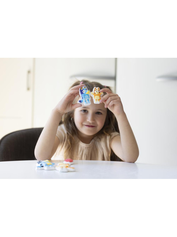 Zestaw artystyczny gipsowe figurki magnetyczne kreatywna zabawka Bluey