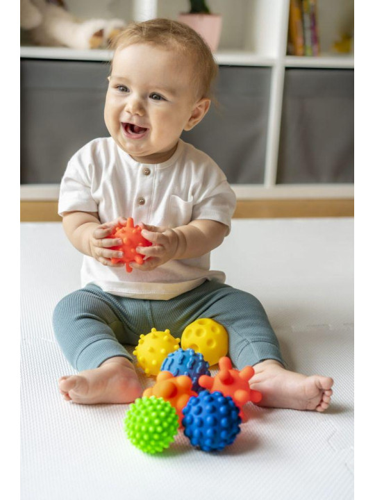 Piłki Sensorki Tullo - 8 piłeczek bez dziurek