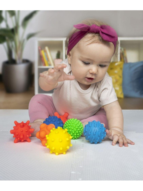 Piłki Sensorki Tullo - 8 piłeczek bez dziurek