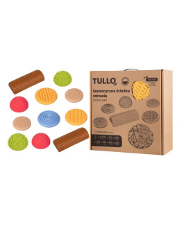 Pastelowa Sensoryczna ścieżka zdrowia 11 elementów