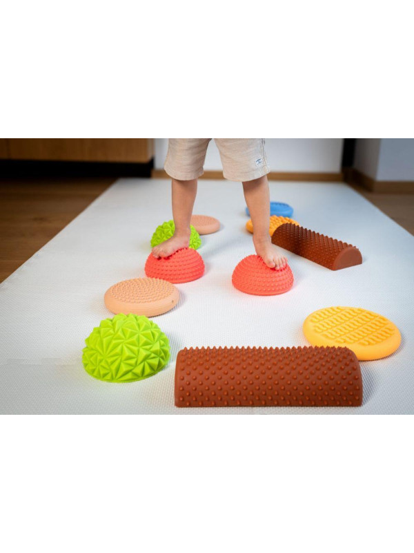 Pastelowa Sensoryczna ścieżka zdrowia 11 elementów