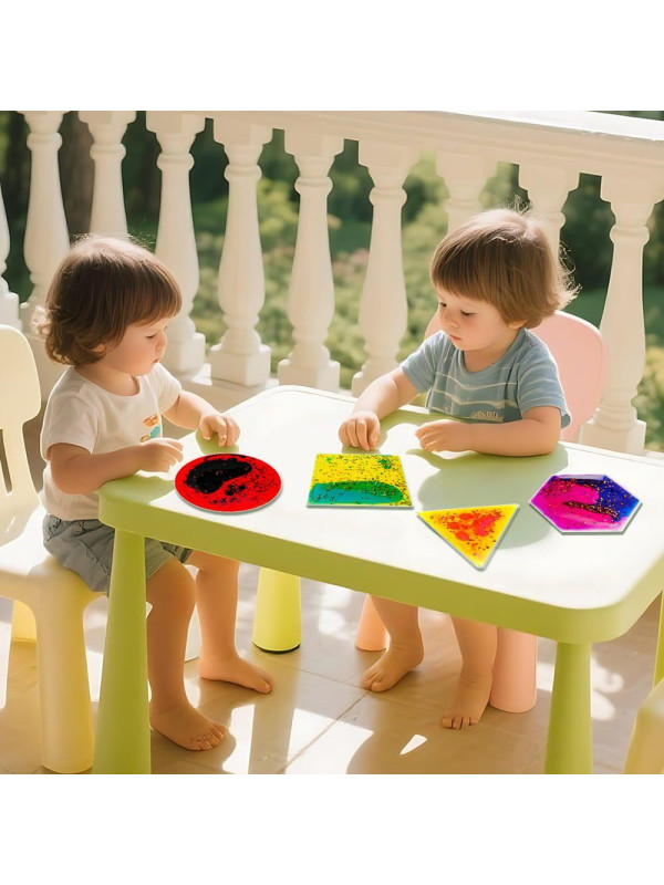 Gniotki, zabawka sensoryczna odstresowująca z cieczą 4 kształty