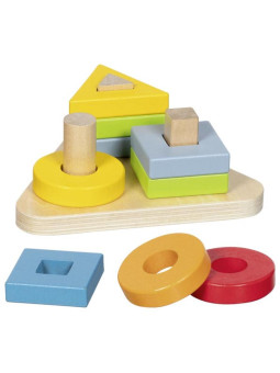 Drewniana układanka sortowanie kolorów Spirala Goki