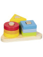 Drewniana układanka sortowanie kolorów Spirala Goki