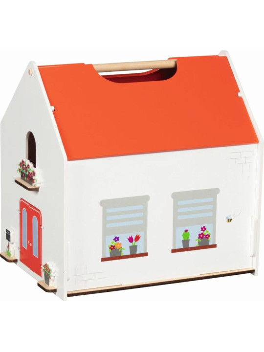 Dwupoziomowy domek dla lalek Eco House 54 el Goki