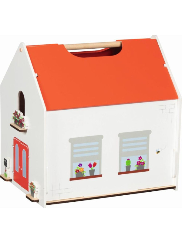 Dwupoziomowy domek dla lalek Eco House 54 el Goki