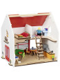 Dwupoziomowy domek dla lalek Eco House 54 el Goki