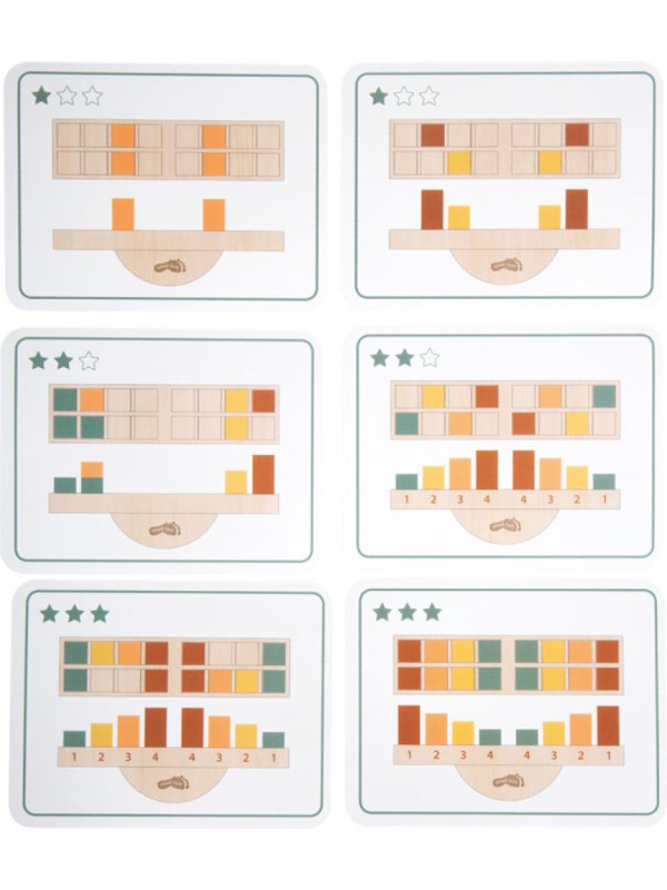 Zręcznościowa gra balansująca Montessori z 16 klockami Small Foot