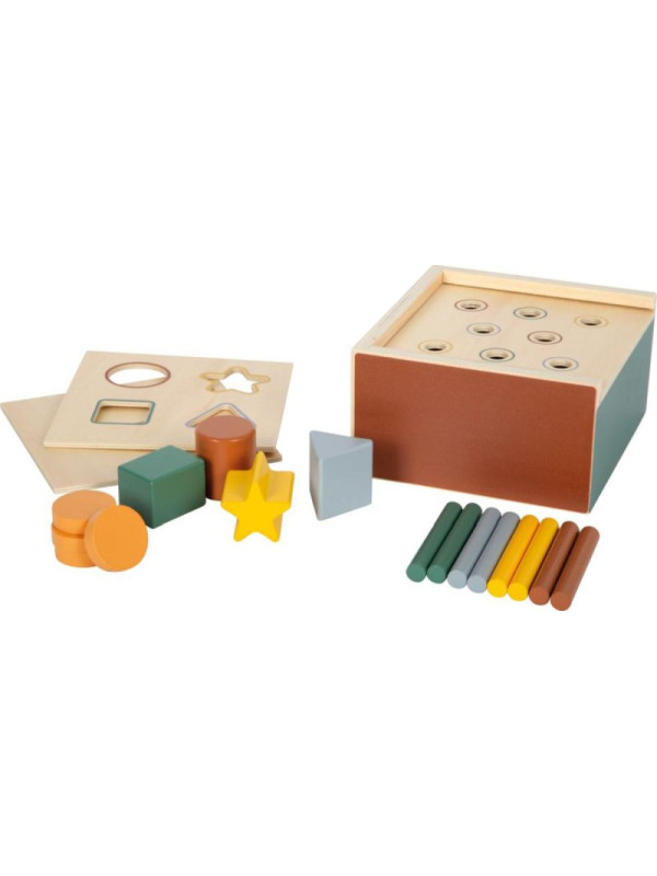 Edukacyjny sorter kształtów i kolorów Montessori Small Foot