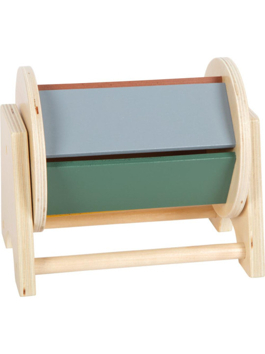Drewniany bęben obrotowy dla dzieci Montessori Small Foot
