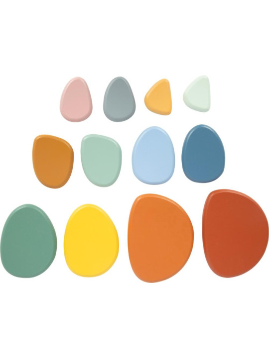 Drewniane kamienie balansujące River Rocks Montessori Small Foot