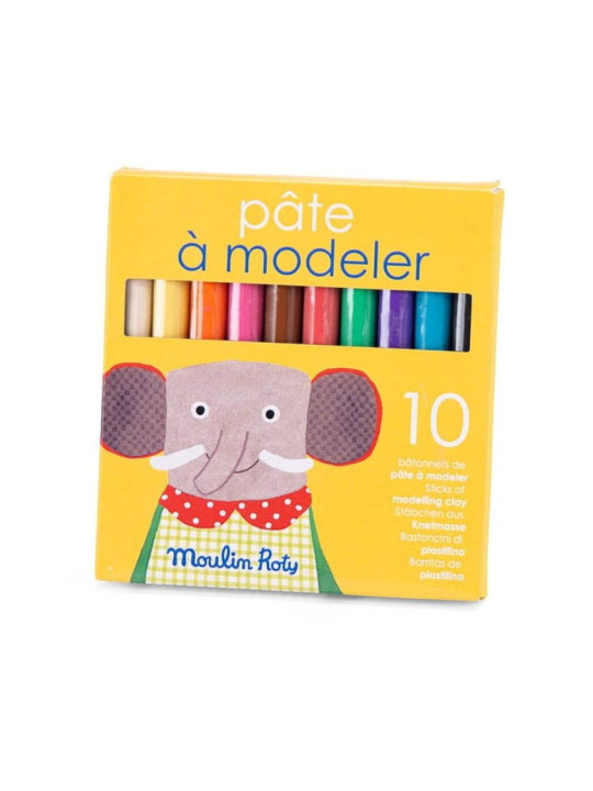 Modelina - zestaw 10 kolorów LES POPIPOP 661377