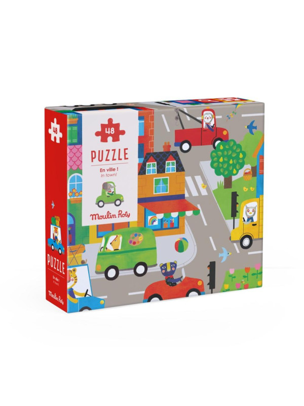 Puzzle W MIEŚCIE 48- elementów 48x34cm 661440