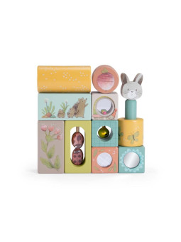 Klocki aktywizujące 11 el TRZY MAŁE KRÓLIKI 678115