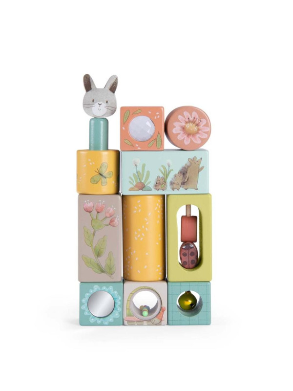 Klocki aktywizujące 11 el TRZY MAŁE KRÓLIKI 678115