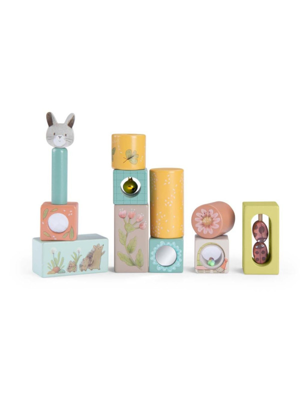 Klocki aktywizujące 11 el TRZY MAŁE KRÓLIKI 678115