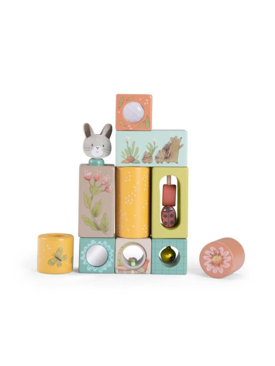 Klocki aktywizujące 11 el TRZY MAŁE KRÓLIKI 678115