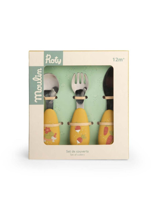 Zestaw sztućców TRZY MAŁE KRÓLIKI 678232