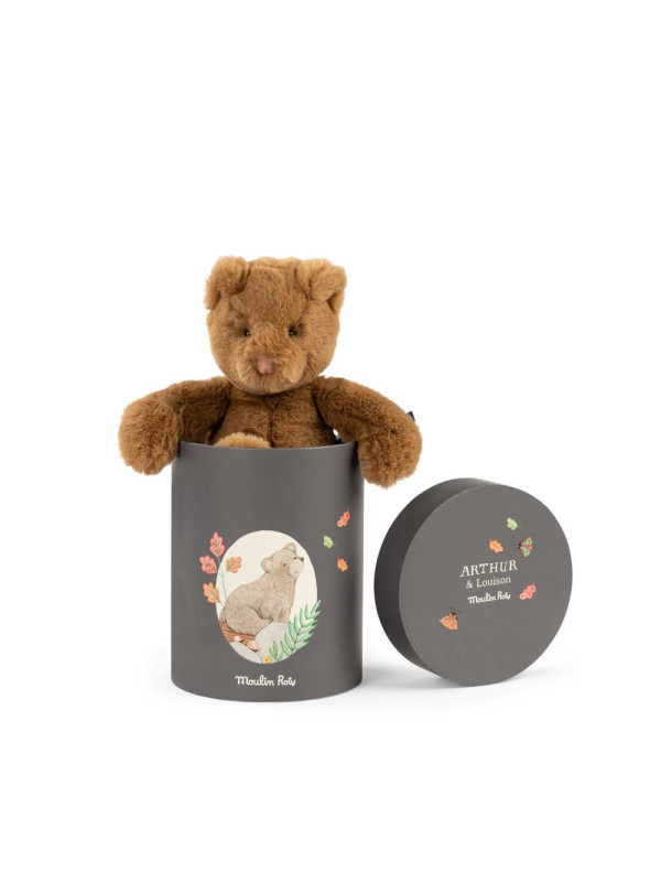 Pluszowy miś ARTHUR w ozdobnym pudełku 680037