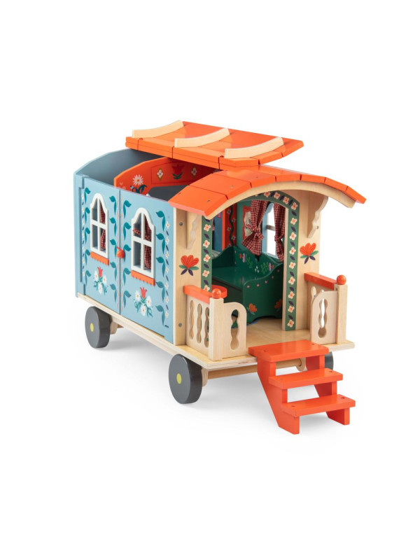 Drewniany wóz podróżny LES MINOUCHKAS 681100