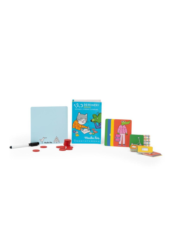 Gra 1,2,3 rysujemy! LES LOUFOQUES 683140