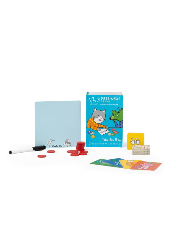 Gra 1,2,3 rysujemy! LES LOUFOQUES 683140