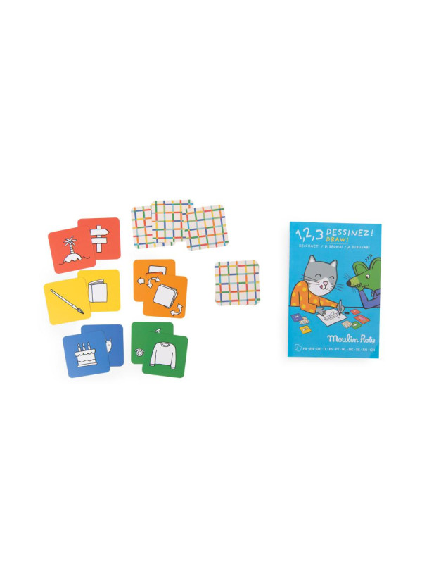 Gra 1,2,3 rysujemy! LES LOUFOQUES 683140