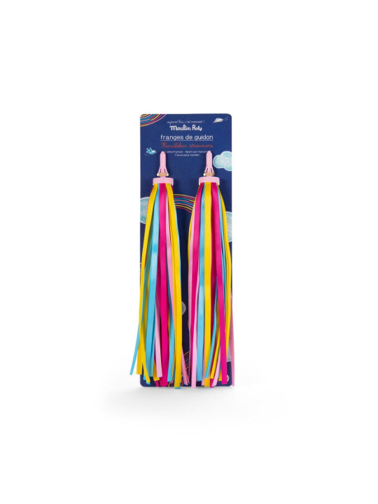 Kolorowe frędzelki na kierownicę roweru 713369