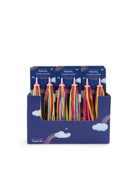 Kolorowe frędzelki na kierownicę roweru 713369