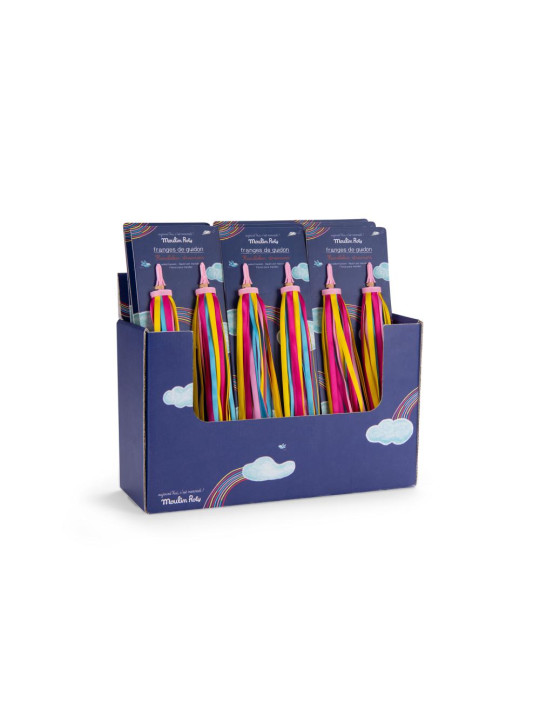 Kolorowe frędzelki na kierownicę roweru 713369