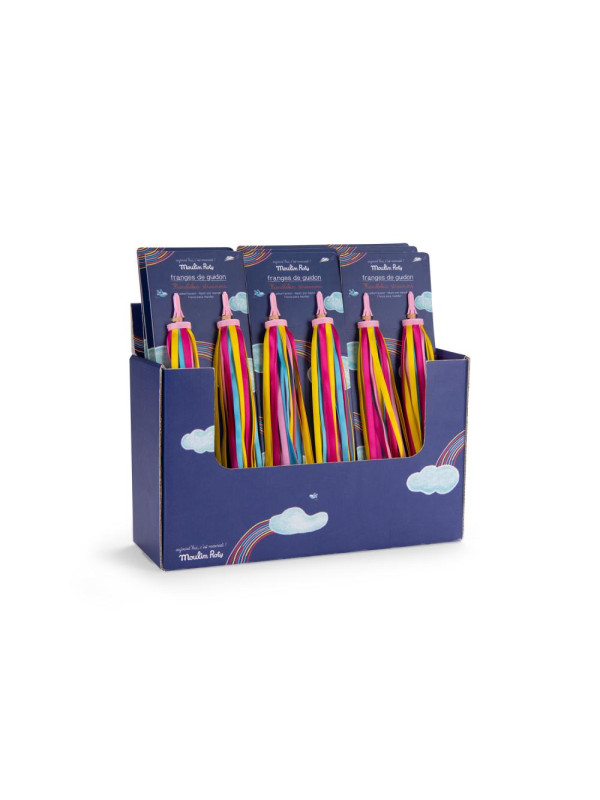 Kolorowe frędzelki na kierownicę roweru 713369