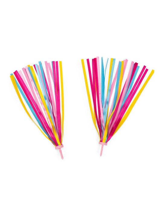 Kolorowe frędzelki na kierownicę roweru 713369