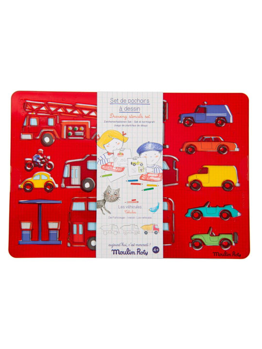 Zestaw 12 plastikowych szablonów 713600