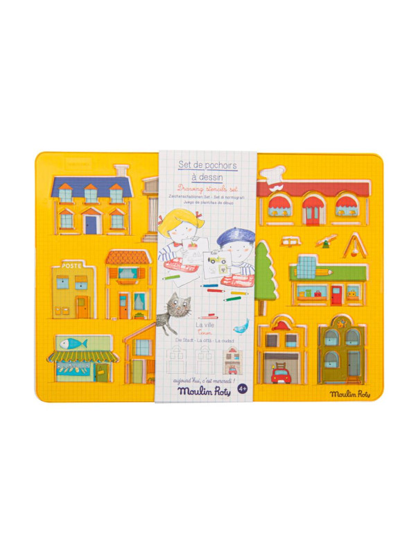 Zestaw 12 plastikowych szablonów 713600