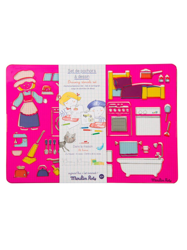 Zestaw 12 plastikowych szablonów 713600