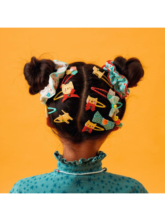 Gumka scrunchie RINA - PLUME kpl. 6 szt. DD05746