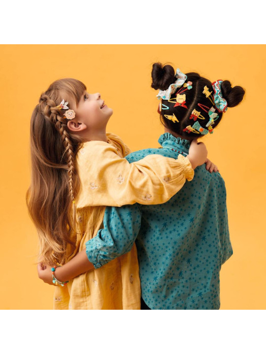 Gumka scrunchie EMMA - PLUME kpl. 6 szt. DD05747